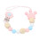 Baby Silicone Pacifier Chain Clip Holder Pacifier Nipple Leash Strap Soother 1