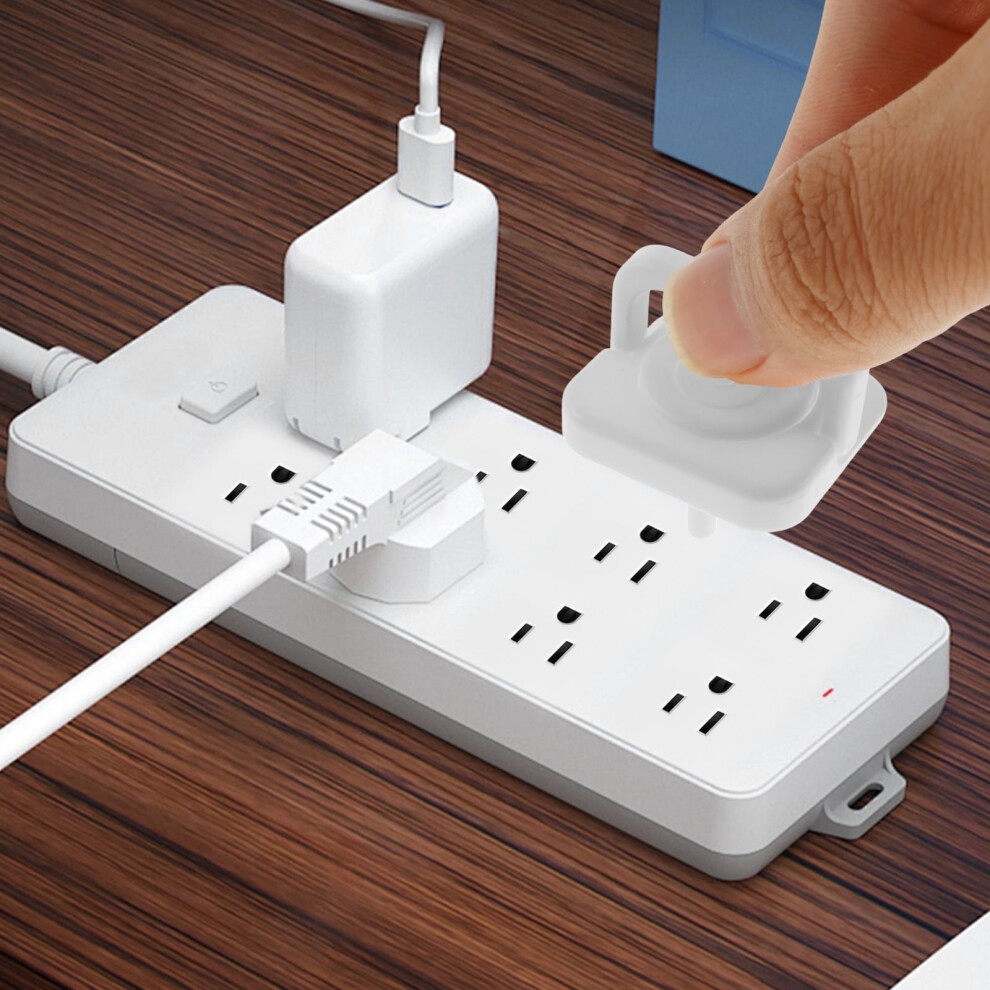 Tysrjsv 50pcs Baby Proofing Outlet Covers, Reusable Electric Socket Plug Covers Compatible with Standard Outlets for Child Safety