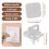 Tysrjsv50pcs Καλύμματα πρίζας για μωρά, επαναχρησιμοποιήσιμα καλύμματα ηλεκτρικών 5