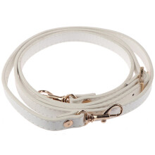 120cm Läder Axelväska Handtag Handväska Strap Handväskor Bälte Str White120CM