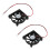 2 ventole di raffreddamento per case PC desktop DC12V0.16A60mm2Pin 1