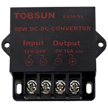 Soláthar Cumhachta Scáileáin Fógraíochta LED do Ghluaisteáin ckepdyeh24V/12V go 5V10A50W Tiontaire Cumhachta DC Claochladán