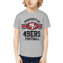 SF_49erss Boys and Girls Short Sleeve Shirt for Youth Sports Football Team for Baseball Fans Gifts