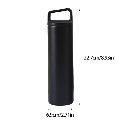 Φορητός βραστήρας 480mL από ανοξείδωτο ατσάλι με φαρδύ στόμιο και μόνωση κενού - 2