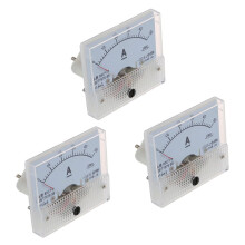 Amperímetro analógico retangular para painel 3X85C1DC0-50A