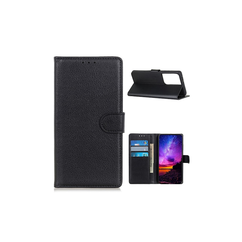 Mobile Case Leather Compatible With Samsung Galaxy S21 Ultra Black 9773935828896