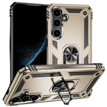 Kompatybilny z Samsung Galaxy S24Cover Hybrid Armor Ring Gold