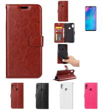 Chroń swojego kompatybilnego z Huawei P30Lite – skórzane etui! Czarne