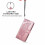 Compatível com iPhone 13 - Capa com 4 compartimentos, estampa de borboleta em tons de ouro rosa. 4