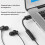 Adaptér HALJEN Freelance USB samec na USB Type-C samica OTG, konvertor na Type-C kábel 1