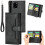 Portafoglio multi-scomparto compatibile con iPhone 14, nero 1