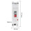 Interruptor automático de CC DC12V-500V80A -250A Protector de células solares Interruptor aislador de aire 2