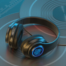 Cuffie Bluetooth 5.2 Txmfgh per eSport: bassa latenza, comode da indossare, autonomia di 20 ore, pieghevoli e leggere per giocare e ascoltare musica