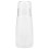 Set caraffa d'acqua trasparente da comodino con bicchiere tumbler 1