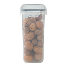 Caixa organizadora hermética a vácuo SUSUchens, transparente, com tampa, à prova de vazamentos, para guardar legumes e frutas. 2L