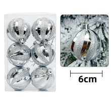 Cyber Monday-tilbud: Staron julekuler 60 mm, kompatible med F, knusesikre ornamenter, dekorative juletreanheng