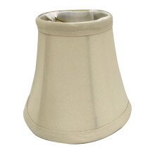 Royal Designs, Inc. Clip di fissaggio per paralume a campana morbida per lampadario, modello CSO-1023-5BG, dimensioni 3x5x4,5 cm, colore beige,
