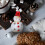 1PC Xmas Ceramic Small Decor Retro Ceramic Christmas Decor with Light 6