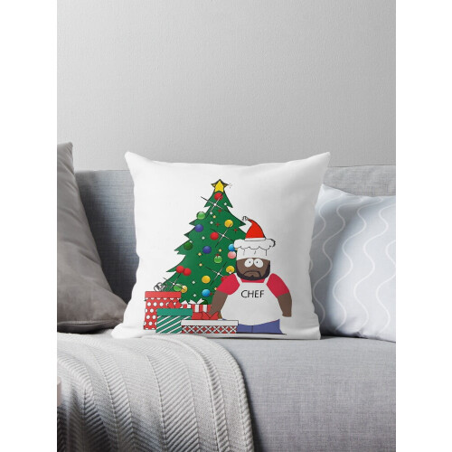 Capas de almofada decorativas AIVO Chef Around The Christmas Tree South Park, capas para almofadas de sofá, polegadas, dois lados