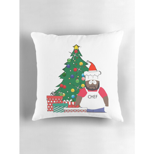 Capas de almofada decorativas AIVO Chef Around The Christmas Tree South Park, capas para almofadas de sofá, polegadas, dois lados 2