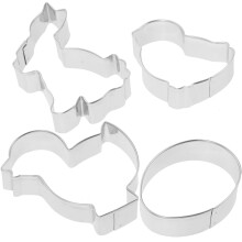 8-teiliges Oster-Schablonen-Set, Keksausstecher in Tierform, Cracker-Kekse, Hasenkostüm, Donuts, wiederverwendbare Form
