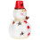 1PC Xmas Ceramic Small Decor Retro Ceramic Christmas Decor with Light 5
