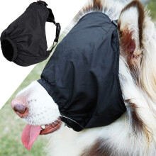 Meidiya Maschera calmante per cani, in nylon, per alleviare l'ansia degli animali domestici, museruola, benda per gli occhi per cani, ideale per la