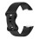 Pulseira de silicone compatível com Fitbit Charge 5 e Charge 6 (Preta M) 1
