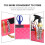 Porte-ciseaux de coiffure Eease rose 3