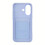 Capa de silicone para celular compatível com iPhone 16 com porta-cartões - Roxa 3