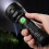 Ισχυρός φακός LED XHP50Torch USB επαναφορτιζόμενη αδιάβροχη λάμπα εξαιρετικά φωτεινή 3