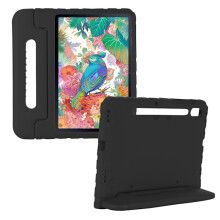 SKALO comhoiriúnach le Samsung Tab S7/S8Cás le láimhseáil/seasamh - Dubh Dubh
