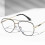 Doppelblindbrille mit Blaulichtfilter, Metallrahmen mit Blaulichtfilter 2