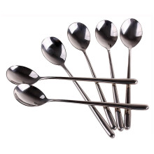 8-delige koffielepelset voor in de keuken, inclusief koffieschepjes, lepels met hol handvat en rijstlepels.