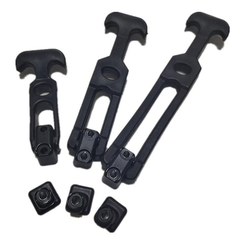 4PCS Rubber Flexible Replacement T-Handle Draw Latch for Glove Box(6.57 In/167mm), Locking Rubber Latch Tool 1
