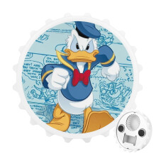 Magnetický otvírák na lahve s kačerem Donaldem a magnety na ledničku, nálepka, jedinečný dárek pro milovníky kempování, skvělé