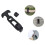 4PCS Rubber Flexible Replacement T-Handle Draw Latch for Glove Box(6.57 In/167mm), Locking Rubber Latch Tool 7