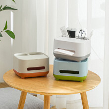 Déstockage de décorations Jacenvly pour le Nouvel An, compatibles avec la boîte à mouchoirs de bureau Nachuan, rangement pour télécommande pour