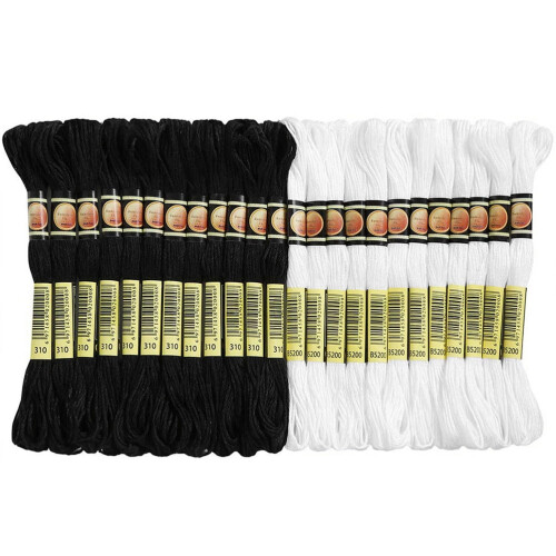 24Pcs Multi-purpose Cross Stitch Threads Embroidery Threads DIY Embroidery Accessories 1