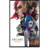 Desen animat anime Arcane League of Legends film Poster Cool Wall Decor Art Print postere