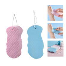 Baby Bath Sponge 2 Pack Pink and Blue, Soft Exfoliating Body Sponge for Gentle Sensitive Skin Care