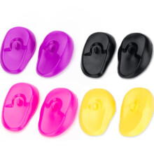 Silicone Ear Covers Waterproof Soft Reusable Ear Protector Caps for Hair Dyeing and Salon Use