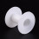 Plastic Empty Spools for Wire Thread Bobbins White Bobbin: 28x58mm Backplane: 64x2.5mm Hole: 25.5mm 4