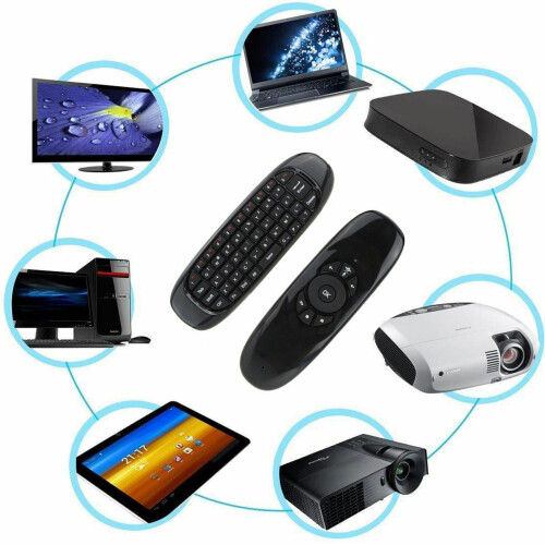 Mini 2.4G Remote Control Wireless Keyboard Air Mouse for PC Smart TV Android BOX 2