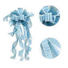 Feiona-Topper Bow Xmas Ornament Christmas Choinka Topper Bow Dekoracje Choinkowe Kokardy Duża Wstążka Wisząca Dekoracja Świąteczna