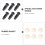 Shengjike 100Pcs Safety Eyes 5mm for Puppet Plush Making 2