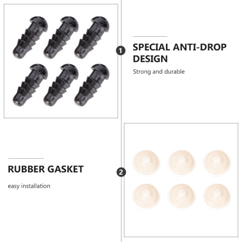 Shengjike 100Pcs Safety Eyes 5mm for Puppet Plush Making 1