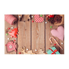Christmas Decorations Indoor Outdoor, Compatible with Xmas Party, Vinyl Wall Background 150x90cm for Home & Photography
