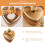Love Candy Box Chocolate Gift Biscuit Cans with Lid Packaging Tinplate Iron Boxes 2