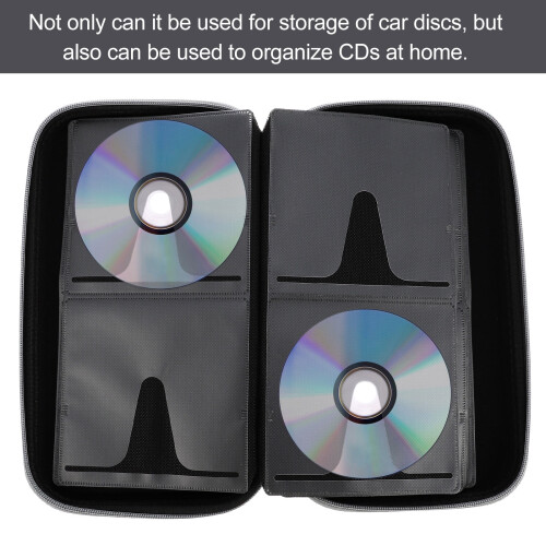 48 Capacity Disc Storage Case Durable DVD Storage Bag CD Holder Case for Car 2